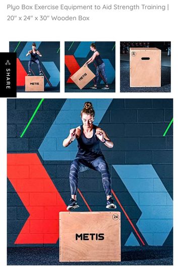 Gym Plyometric Jump Box