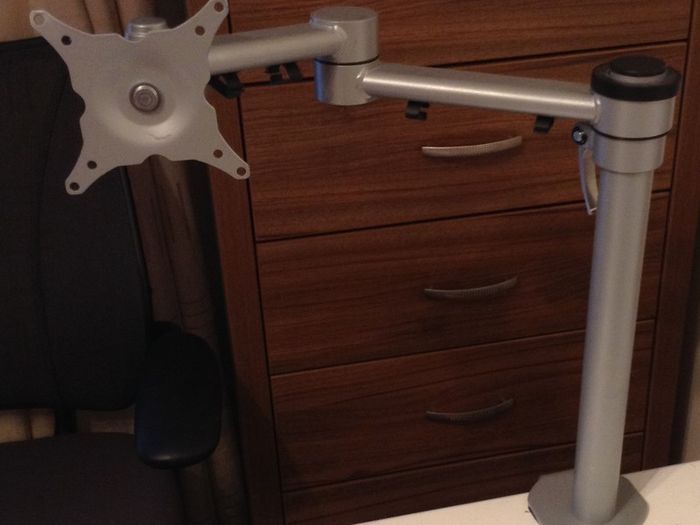 Single Monitor Desk Mount, Height Adjustable Monitor Stand Mount, Full Motion Monitor Arm Desk Mount