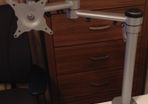 Single Monitor Desk Mount, Height Adjustable Monitor Stand Mount, Full Motion Monitor Arm Desk Mount