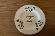 Vintage Arklow Pottery A Souvenir of Courtown Shamrock Saucer