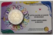 Belgium 2 Euro Base Metals Brilliant Uncirculated Coin 2024 - Fight against Cancer in Belgium