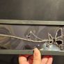 Rebel Studio Butterfly Black Diamante Hair Pin / Hair Stick Image 4