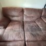 Faux Suede Couch And Armchair Free Image 2