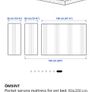 Toddler extendable bed and mattress Image 5