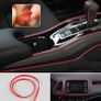 5M Line Car Van Interior Decor Red Point Edge Gap Door Panel Accessories Molding Image 2