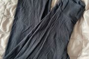 Black wide fit leggings size xs