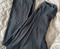 Black wide fit leggings size xs