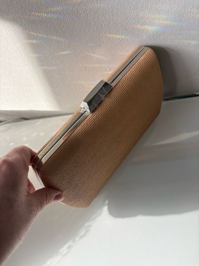 Clutch bag nude