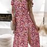 Multicolored floral dress Image 4