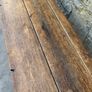Early 20th Century Jacobean Revival Solid Oak Console Table. Image 4