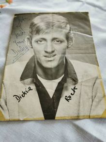 Autographed photo of Dickie Rock