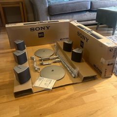 4x Sony WS-IS10F Home Theater Surround Speaker Stands