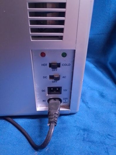 Can post mini 240v 12v fridge