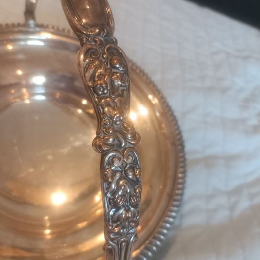 Silver plated fruit bowl