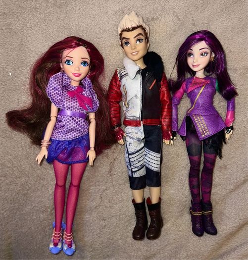 Disney Descendants Doll Bundle Evie, Carlos & Jane (Original Outfits)