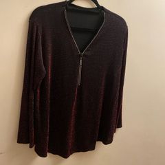 Red sparkly top (size 20-22)