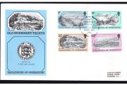1982 Guernsey Old Guernsey Prints Commemorative Stamp First Day Cover (FDC)