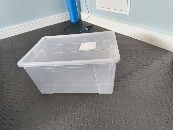 Ikea Samla box + lid 56x39x28 cm