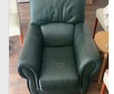 Leather armchair
