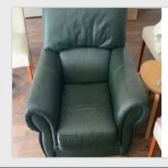Leather armchair
