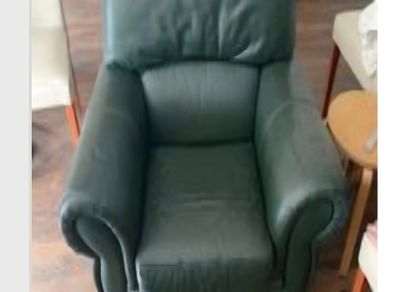 Leather armchair