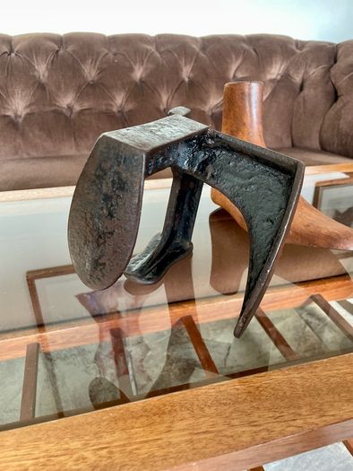 Cobblers Anvil Vintage Cast Iron Shoe Last Book End Door Stop Heavy Prop