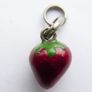 Beautiful Links of London Sterling Silver and Enamel Strawberry Charm, Stamped, Hallmarked Image 3