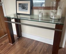 Glass & Wood Table
