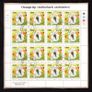 2000 Ireland Fauna & Flora (Butterflies) Commemorative Stamps Sheetlet Plate 1A1A1A1A Fine CDS Used with Dublin cancel of 6th September 2000 (First day of issue) Image 5