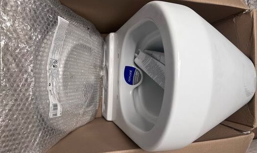 Cersanit Compact Toilet Back to Wall, Oval Shape