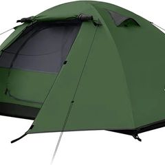 Tent, 2-4 Man Tent for Camping, Easy Setup Lightweight Two Doors PU3000mm Waterproof Dome Tent, Windproof Instant Outdoor Tent Suitable for Traveling, Beach, Camping, Hiking, Mountaineering