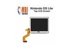 Ds Lite Replacement LCD Top Screen , Nintendo NDSL Upper Repair Part