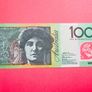 Australia  100 Dollars. 1999. Pick 55b. Polymer Plastic ( Uncirculated ) Image 2