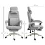 High Back Office Chair Reclining With Footrest Image 2