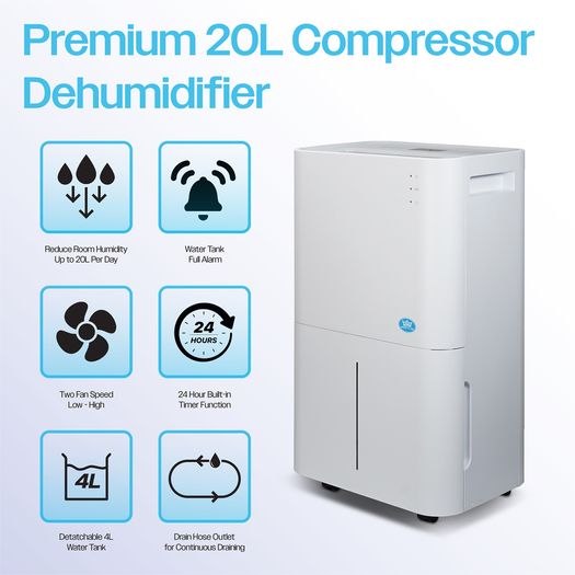 20 Litre Dehumidifier