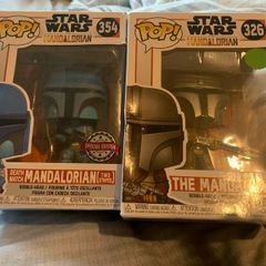 2 Star Wars mandalorian funk pops