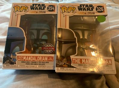 2 Star Wars mandalorian funk pops