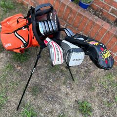 Full set of golf clubs