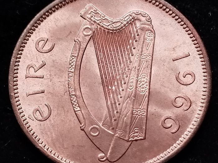 Ireland - 1966 - Half Penny - KM.10 - UNC - [646]