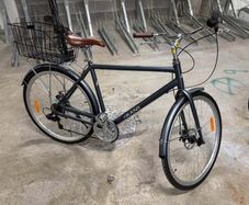 Hiland Men's 700 Hybrid Bike Grey M/L