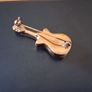 Rare Gold Guitar Brooch by Georg Jensen 9ct hm Image 2