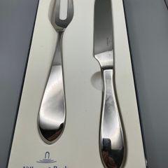Villeroy & Boch 18\10 Large Serving Knife and Fork - Unused - Carving