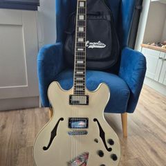D"Angelico Premier DC Champagne