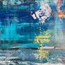 Large Framed Original Seascape in Abstract by Artist Irish Art Original Art Abstract Art Image 9