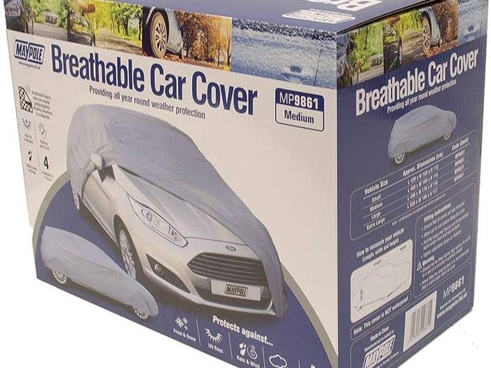Massive Sale Breathable Full Car Cover, Grey (multiple Sizes Available)