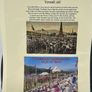 24 Beautifully written up Isle of Man display pages with lots of postcards and stamps. Maps, IOM TT and Manx cat noted Image 2