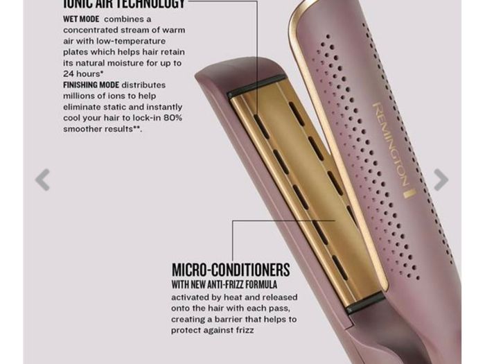 Remington Airvive Wide Plate Styler 2In1