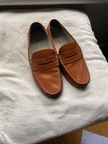 Next Brown Leather Shoes - Size 6