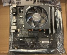 Motherboard CPU Cooler RAM PSU bundle