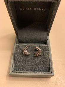 Silver Earring Oliver Bonas